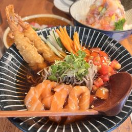 Salmon Cold Soba