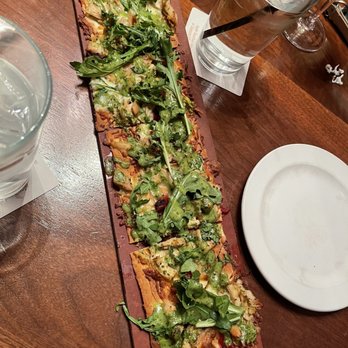 Seasons 52 - Chicken Pesto Flatbread - New American Near Me - Mclean, Virginia Seasons 52 - Chicken Pesto Flatbread - New American Near Me - Mclean, Virginia