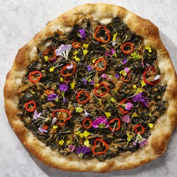 Pizza Baby - Braised collards in coconut milk, fresno chilis, vegan! - Pizza Near Me - Culver City, California Pizza Baby - Braised collards in coconut milk, fresno chilis, vegan! - Pizza Near Me - Culver City, California
