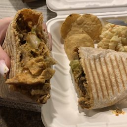 Buffalo Seitan Wrap