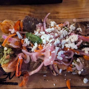 Buena Vida Tapas Lounge - Brochetas de Ribeye Y Camaron - Tapas/Small Plates Near Me - Bakersfield, California Buena Vida Tapas Lounge - Brochetas de Ribeye Y Camaron - Tapas/Small Plates Near Me - Bakersfield, California