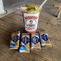 Mariscos Popeye - Cóctel de Mariscos (shrimp, octopus and fish ceviche)