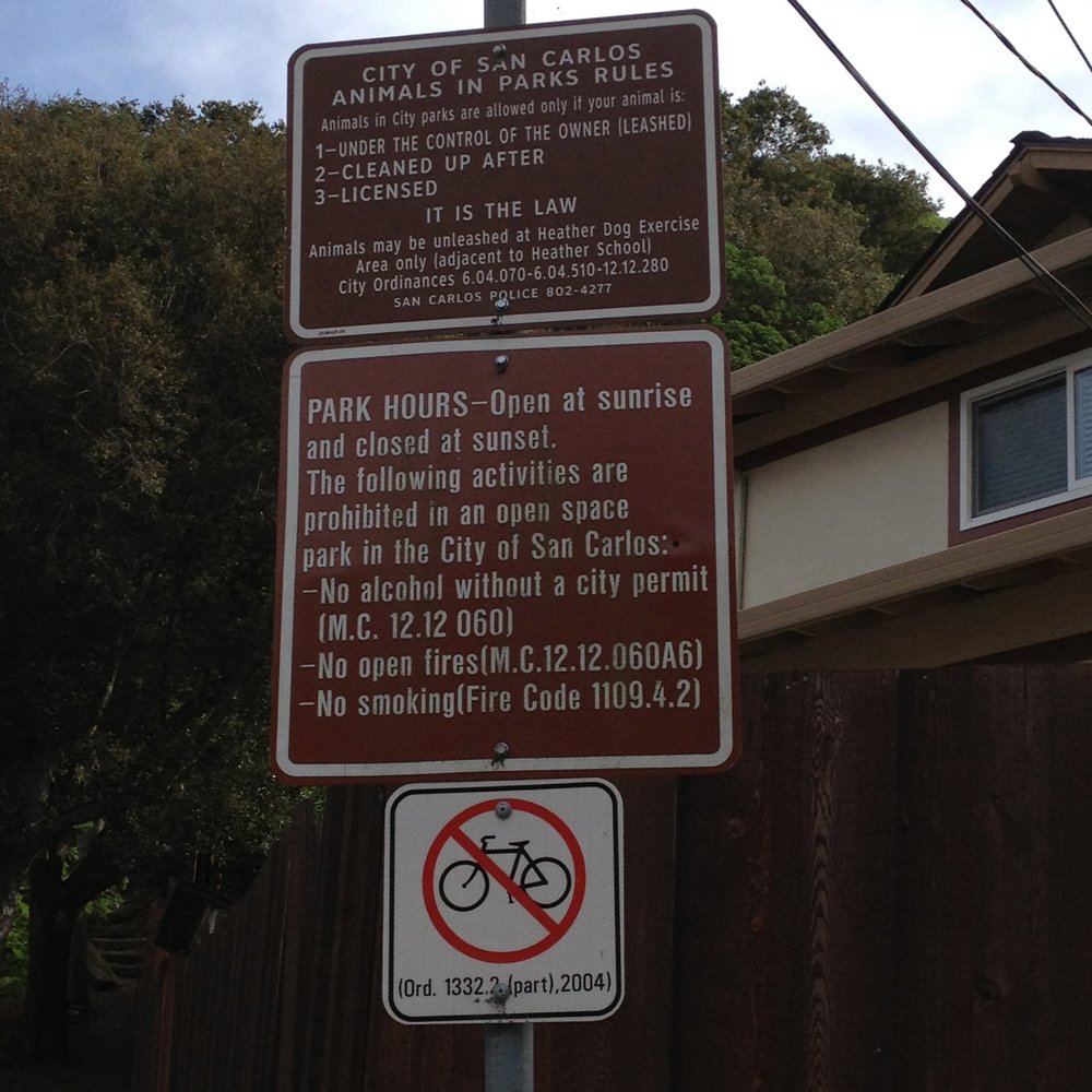 Eaton Park - signage - Parks Near Me - San Carlos, California Eaton Park - signage - Parks Near Me - San Carlos, California