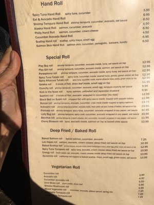 Menu photo 8 Kohnami Santa Fe, NM
