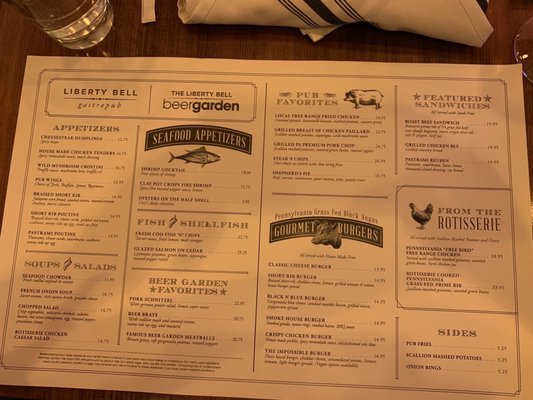 Menu photo 2 Liberty Bell Gastropub Bensalem, PA