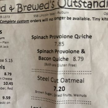 Baked and Brewed - August 26, 2025 Spinach Provolone. With cash $8.15 with tax that a discount for using cash! - Coffee & Tea Near Me - Auburn, California Baked and Brewed - August 26, 2025 Spinach Provolone. With cash $8.15 with tax that a discount for using cash! - Coffee & Tea Near Me - Auburn, California