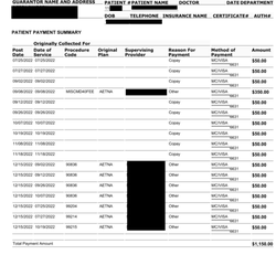 Happier Living - Then sent me some fake payment schedule form to justify the time they charged me 7 times in a row LOL. Girl 7 visits??????
