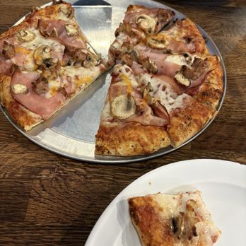 Mountain Mike's Pizza - Create your own mushroom, ham & sausage - Pizza Near Me - Hurricane, Utah