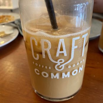 Craft & Common - Cold Brew Butterscotch Latte with Oat Milk - Coffee & Tea Near Me - Orlando, Florida Craft & Common - Cold Brew Butterscotch Latte with Oat Milk - Coffee & Tea Near Me - Orlando, Florida
