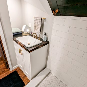 Blue Cord Contracting - New Bathroom Remodel in a charming Chautauqua Lake cottage - Kitchen & Bath Near Me