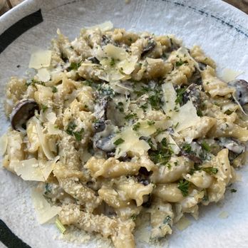 Brava Garden Eatery - Homemade Rigatoni Mushroom - Wine Bars Near Me - Pleasanton, California