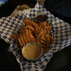 Elliott Bay Brewing - Burien - Sweet Potato Gaufrettes Plate
