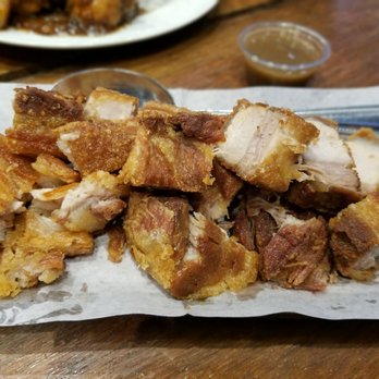 Isla Restaurant - Litsun Kawali (Crispy deep-fried pork belly) - Filipino Near Me - Newark, California