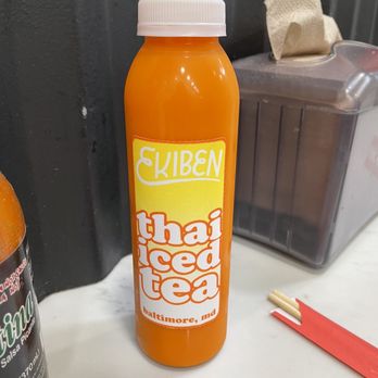 Ekiben - Thai iced tea - Asian Fusion Near Me - Baltimore, Maryland