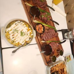 The spread.