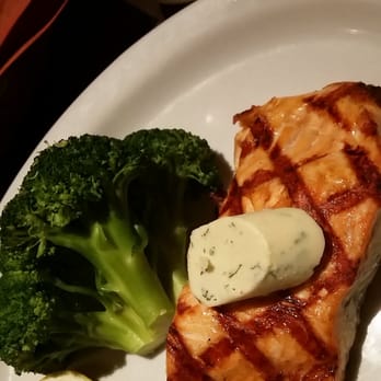 Pacific Cafe - Grilled salmon special of the day with vegetables. - Seafood Near Me - San Francisco, California