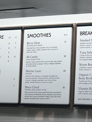 Menu photo 4 Postscript San Francisco, CA