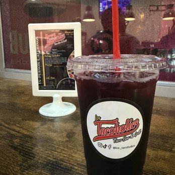 Los Tacoholics - Agua De Jamaica, 20 oz. - Tacos Near Me - Valencia, California