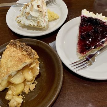 Village Inn - Country Apple Pie Slice, Lemon Blueberry Supreme Pie Slice, Banana Cream Pie Slice - American Near Me - Surprise, Arizona Village Inn - Country Apple Pie Slice, Lemon Blueberry Supreme Pie Slice, Banana Cream Pie Slice - American Near Me - Surprise, Arizona