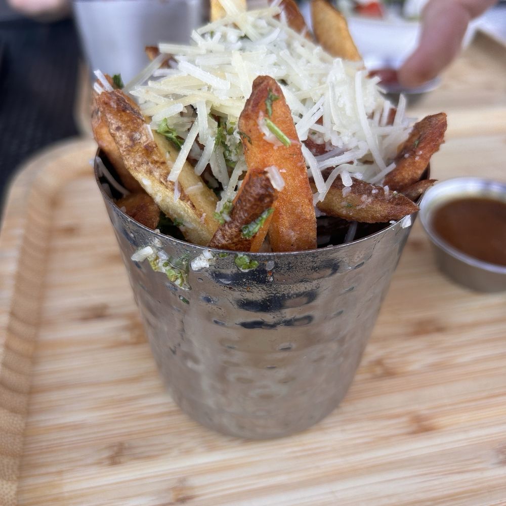 Proof - parm Garlic Parmesan Fries - New American Near Me - Kennewick, Washington Proof - parm Garlic Parmesan Fries - New American Near Me - Kennewick, Washington