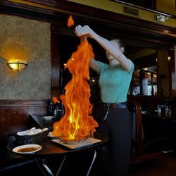 Open Flame - Saganaki
