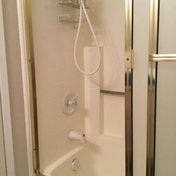 Old shower door enclosure