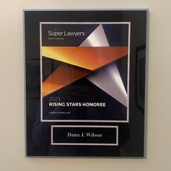 Dana Wilson Law - Super Lawyers award