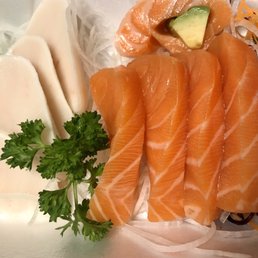 Salmon and butterfish sashimi Salmon and butterfish sashimi