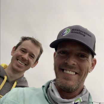 Restoration Roofing - Matt with a happy customer! - Roofing Near Me - Collierville, Tennessee Restoration Roofing - Matt with a happy customer! - Roofing Near Me - Collierville, Tennessee