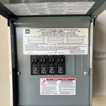 Innovation Electric - Inside of new subpanel - Electricians Near Me