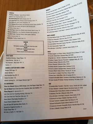 Menu photo 2 Westward Seattle, WA Menu photo 2 Westward Seattle, WA