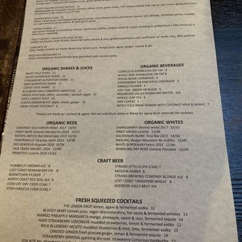 SunCafe - Menu - Vegan Near Me - Studio City, California SunCafe - Menu - Vegan Near Me - Studio City, California