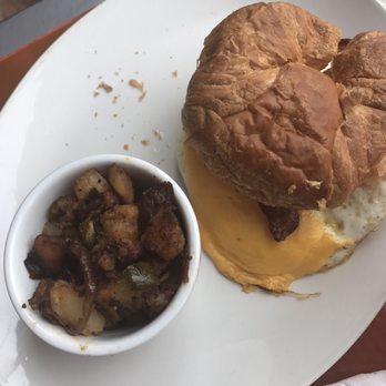 Big Pink - Bacon Egg and Cheese Croissant - Pizza Near Me - Miami Beach, Florida