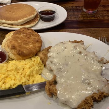 Maple Leaf Diner - Chicken Fried Chicken with pancakes and biscuit - American Near Me - Dallas, Texas Maple Leaf Diner - Chicken Fried Chicken with pancakes and biscuit - American Near Me - Dallas, Texas
