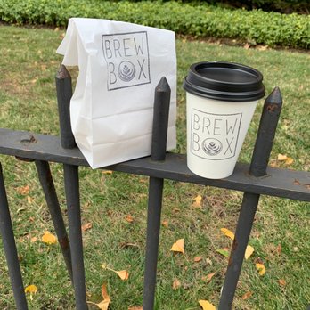 Brew Box - Cranberry orange scone and maple burbon latte - Coffee & Tea Near Me - Salem, Massachusetts