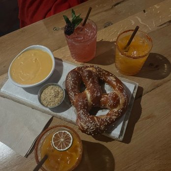 Kardinal Hall - Jumbo Bavarian Pretzel - Beer Gardens Near Me - Charlottesville, Virginia