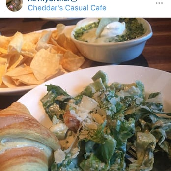 Cheddar's Scratch Kitchen - Oh Caesar and Spinach dip HOW I LOVE THEE.. - American Near Me - Sugar Land, Texas