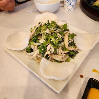 Oc Lau Nuong Restaurant - Goi Ga Xe Phay - Shredded Chicken Salad - Seafood Near Me - San Jose, California Oc Lau Nuong Restaurant - Goi Ga Xe Phay - Shredded Chicken Salad - Seafood Near Me - San Jose, California