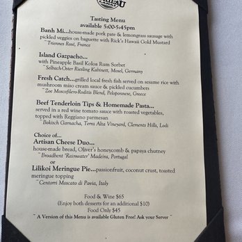 Hukilau Lanai - Tasting menu - Seafood Near Me - Kapaa, Hawaii Hukilau Lanai - Tasting menu - Seafood Near Me - Kapaa, Hawaii