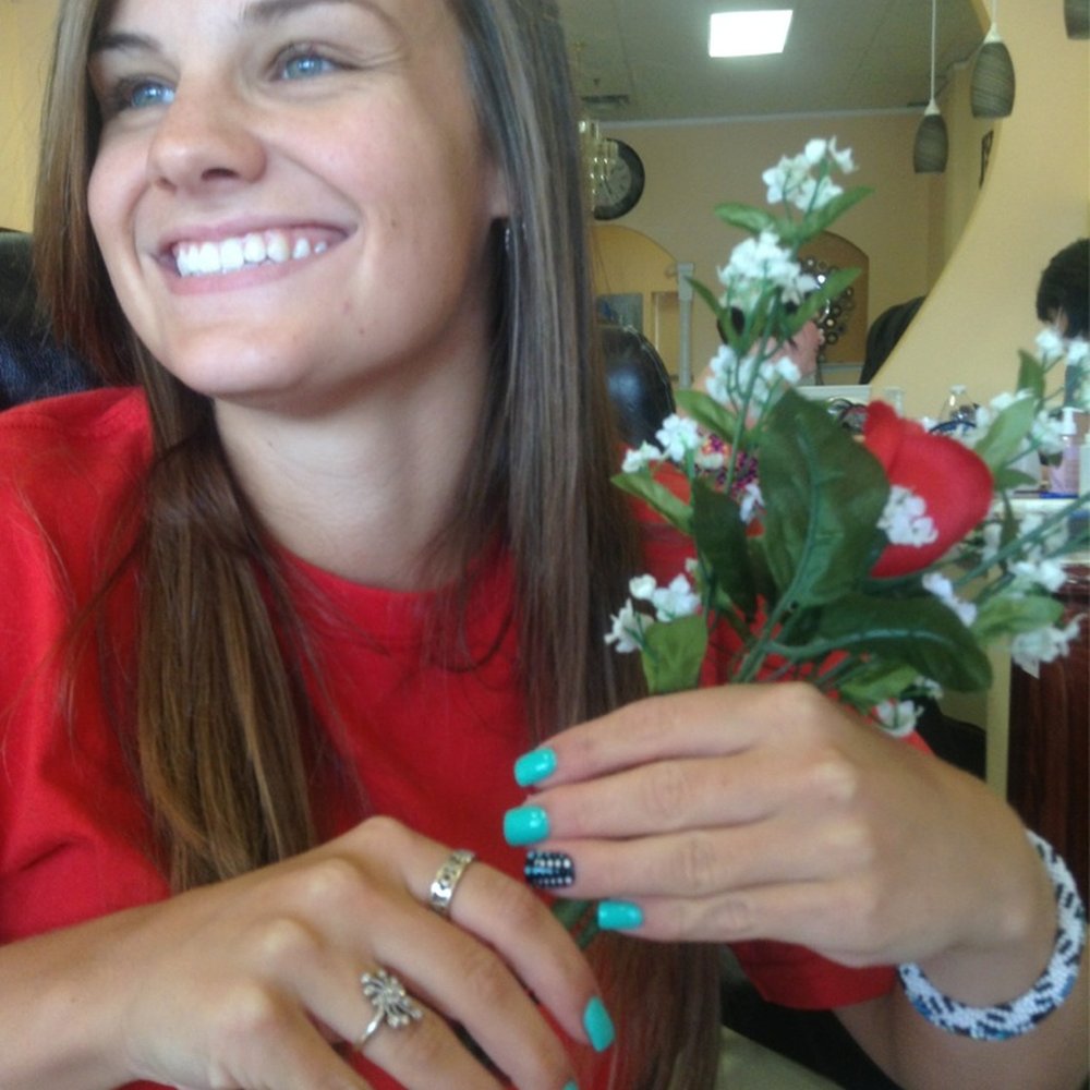 Cora posting for roses nail spa