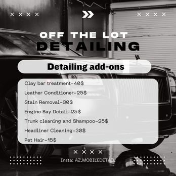 Off the Lot Detailing - Car Wash Near Me Off the Lot Detailing - Car Wash Near Me
