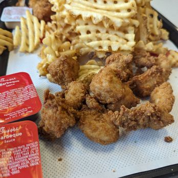 Chick-fil-A - Chicken Nuggets fries and Barbecue sauce. - Fast Food Near Me - Sunnyvale, California Chick-fil-A - Chicken Nuggets fries and Barbecue sauce. - Fast Food Near Me - Sunnyvale, California