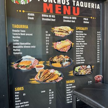 Poncho's Taqueria - Menu - Tacos Near Me - Los Angeles, California Poncho's Taqueria - Menu - Tacos Near Me - Los Angeles, California