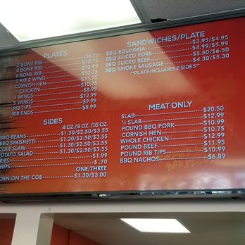 Cozy Corner Restaurant - Menu - Barbeque Near Me - Memphis, Tennessee