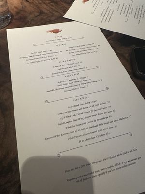 Menu photo 2 Angler San Francisco, CA
