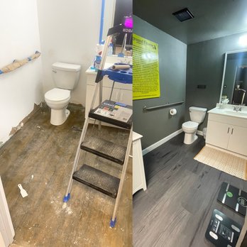 IZ Flooring - My gym restroom - Flooring Near Me - San Diego, California