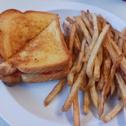 Koosharem Cafe - Grilled cheese with fries