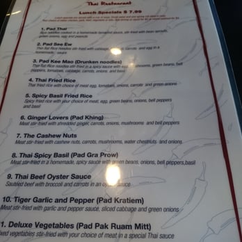 Zapp Thai Restaurant - Lunch menu - Thai Near Me - Greenfield, Indiana Zapp Thai Restaurant - Lunch menu - Thai Near Me - Greenfield, Indiana