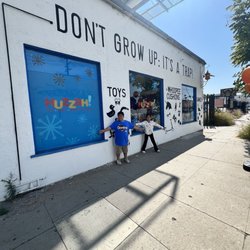 Huzzah Toys - Fun exterior of the building