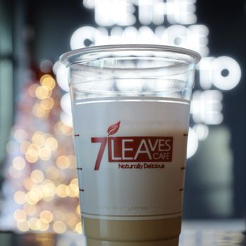 7 Leaves Cafe - Duluth - Mint Sereno in a large plastic cup - Coffee & Tea Near Me - Duluth, Georgia